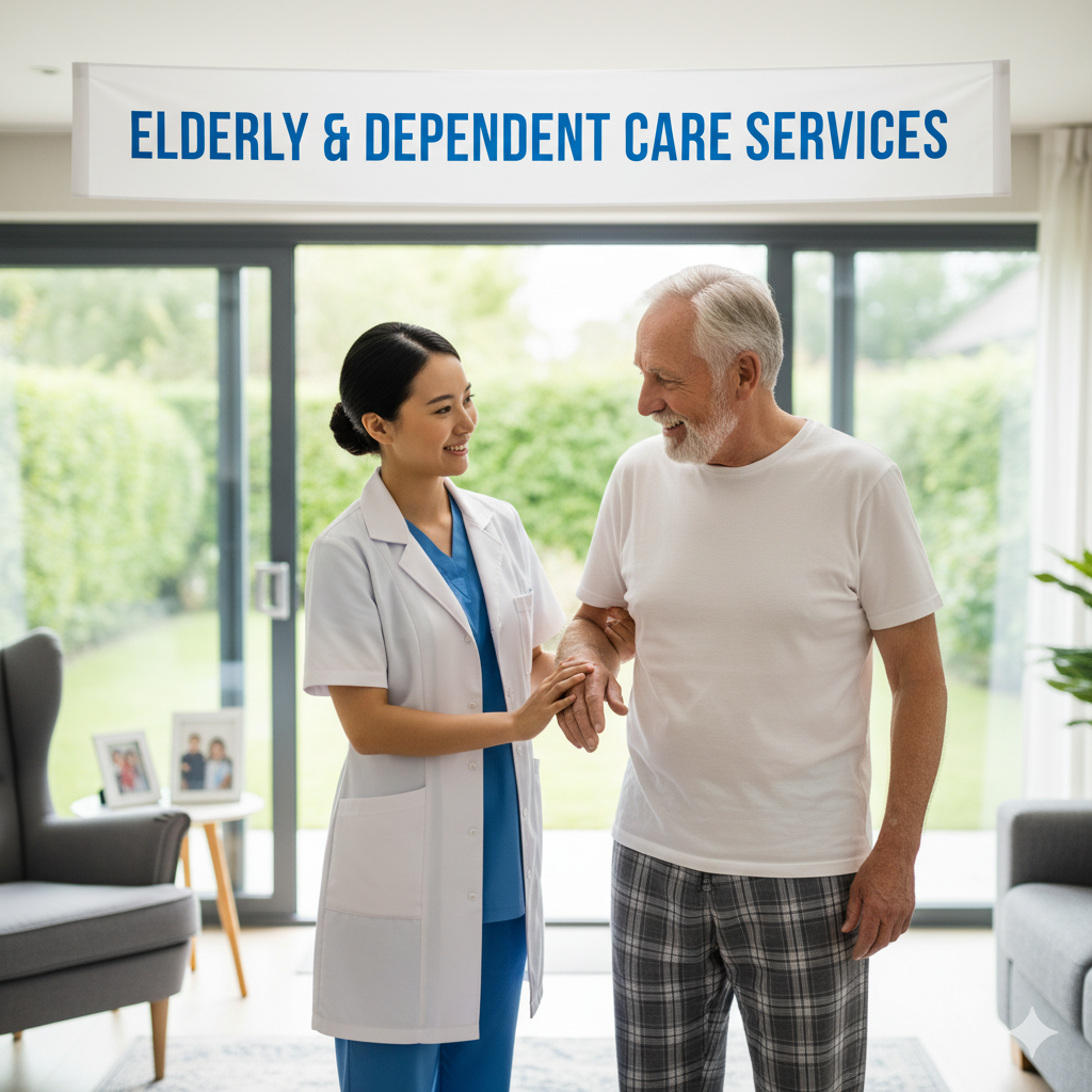 บริการดูแลผู้สูงอายุหรือผู้มีภาวะพึ่งพิง